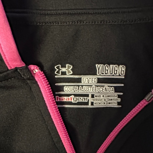 Under Armour Black Jacket with Pink Details - Picture 2 of 4
